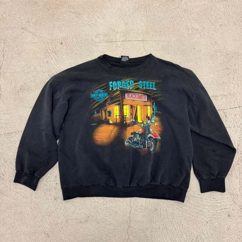 Harley-Davidson Forged Steel Graphic Crewneck Sweatshirt